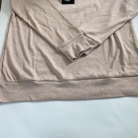 NWT HIYIYEZI Women's Long Sleeve Tan, size M - Picture 4 of 4